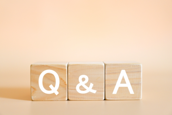 Q&Aとかかれたブロック